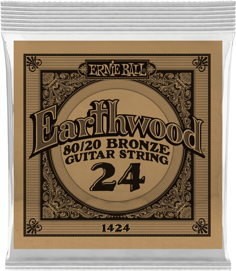 .024 EARTHWOOD 80/20 BRONZE ACOUSTIC GUITAR STRINGS