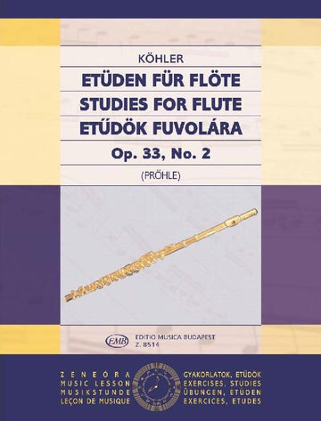 Kohler - Studies For Flute V 2 Op 33 N 2 - Flute