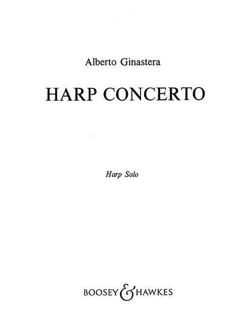Ginastera - Harp Concerto Op. 25 - Harp et Orchestre