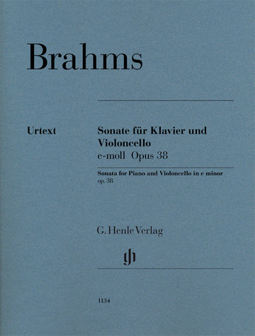 Brahms J. - Sonate e-Moll Op.38 - Violoncello und Klavier