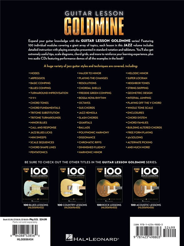 Guitar Lesson Goldmine - 100 Jazz Lessons