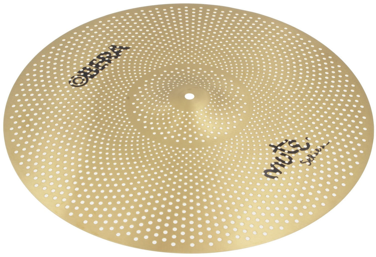 Mute 3x Silent Cymbals Set - 14" 16" 20" - Brass Finish