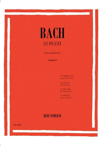 Bach J.S. - 21 Pezzi - Clarinette