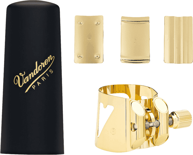 Vandoren Blattschraube Baritonsaxophon V16 (Metall) + Mundstücküberzug