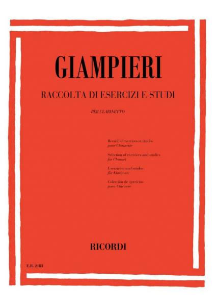 GIAMPIERI A. - RACCOLTA DI ESERCIZI E STUDI - CLARINETTE