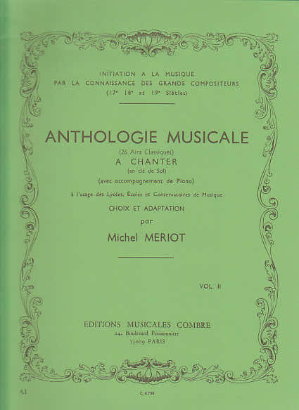 Meriot Michel - Anthologie Musicale Vol.2