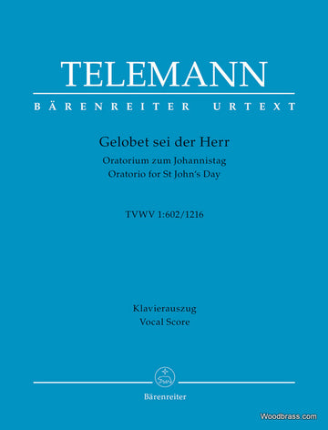 TELEMANN G.P. - GELOBET DEI DER HERR TVWV 1:602/1216 - VOCAL SCORE