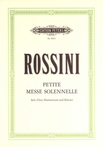 Rossini Gioacchino - Petite Messe Solennelle - Mixed Choir (par 10 Minimum)