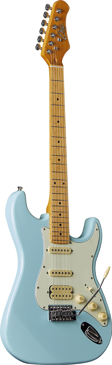 ST 351 HSS Daphne Blue Maple fingerboard