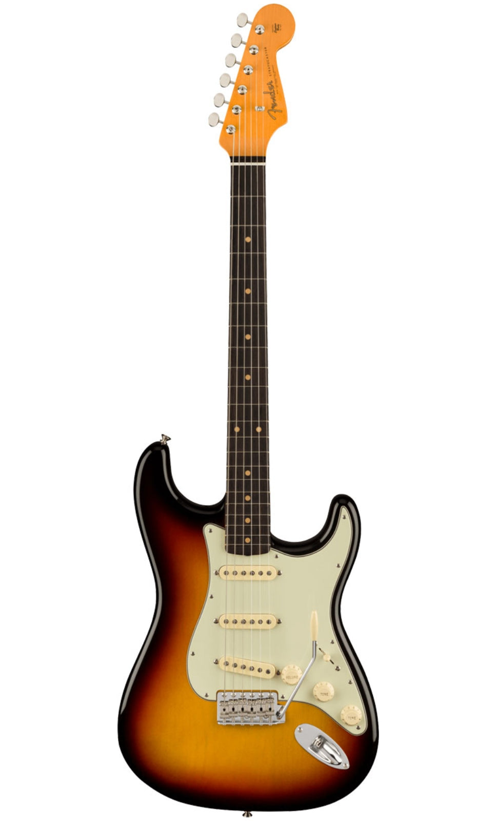 Stratocaster 1961 American Vintage II RW 3-Farben-Sunburst