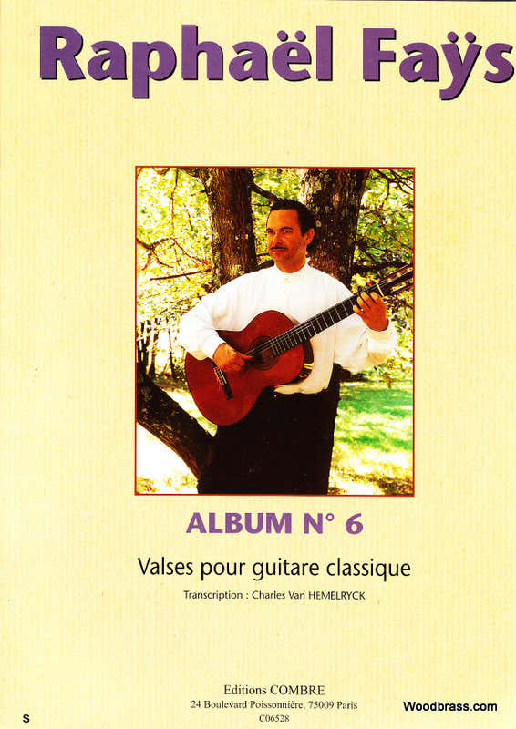 FAYS RAPHAEL - ALBUM N°6 (VALSES) - GUITARE