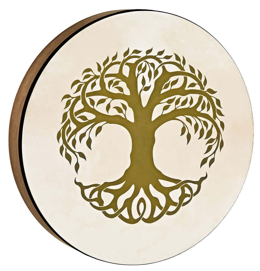 HD16WB-tol - Handtrommel 16" Baum des Lebens