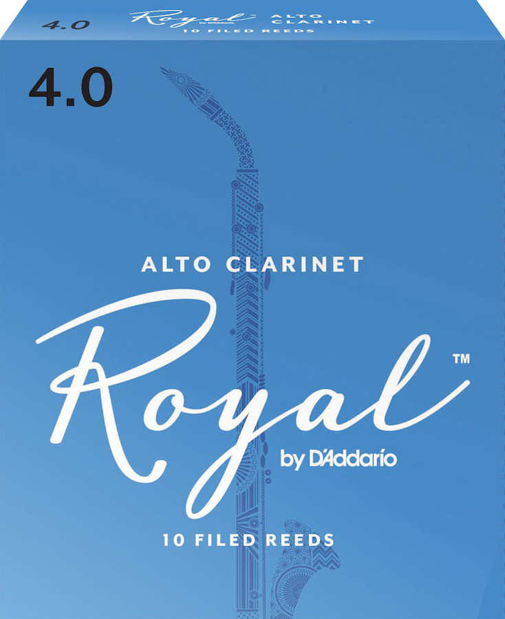 RDB1040 - RICO ROYAL ALTO KLARINETTE BLTTER FORCE 4.0 BOX OF 10