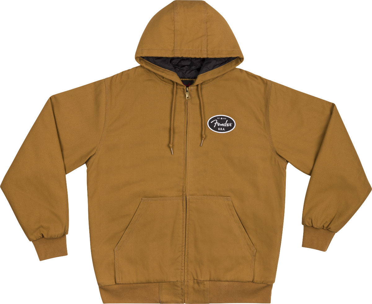 "L" Utility Canvas Jacke Sattelbraun