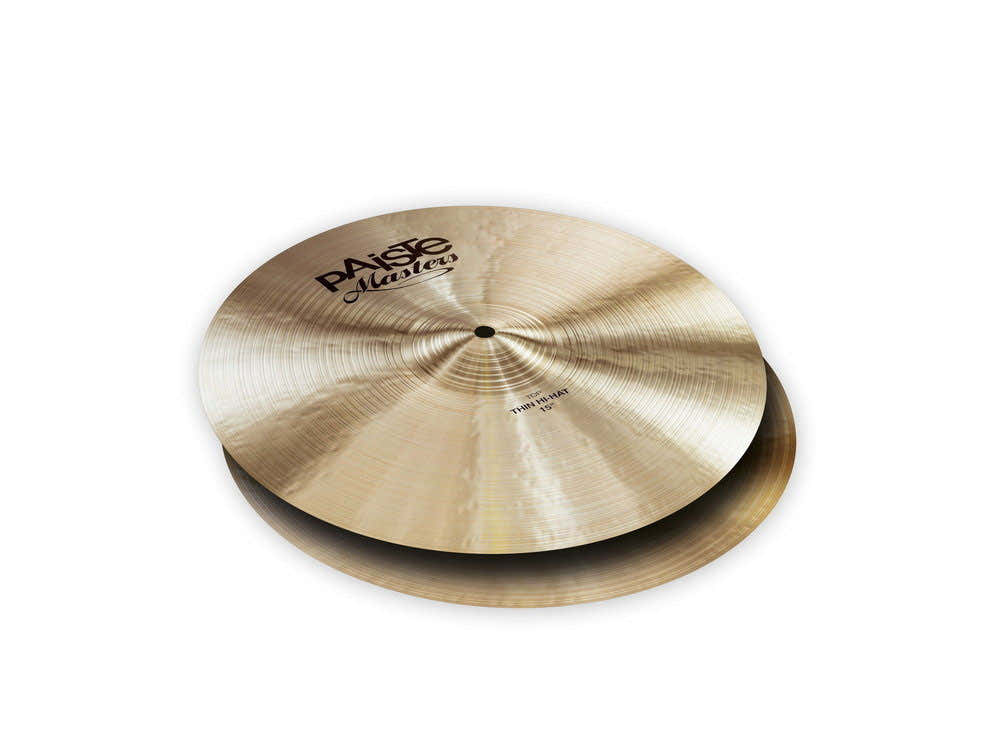HIHAT BECKEN MASTERS 15" THIN