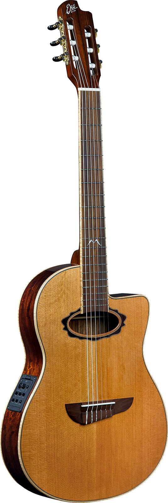 MIA N400CE Nylon Cutaway Elektro Natur