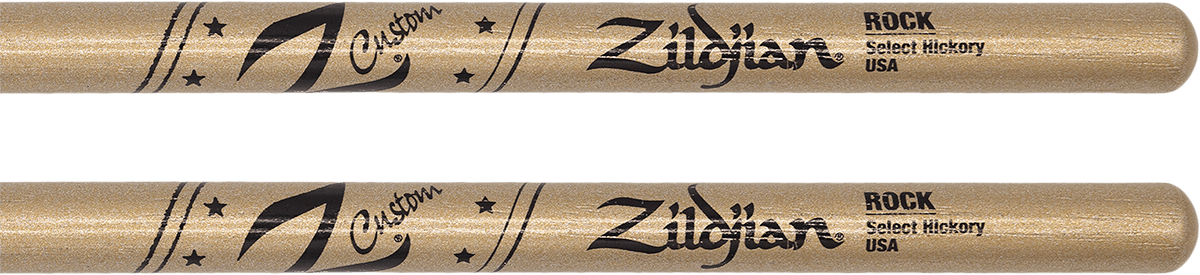 DRUMSTICKS Z-CUSTOM ROCK GOLD CHROMA