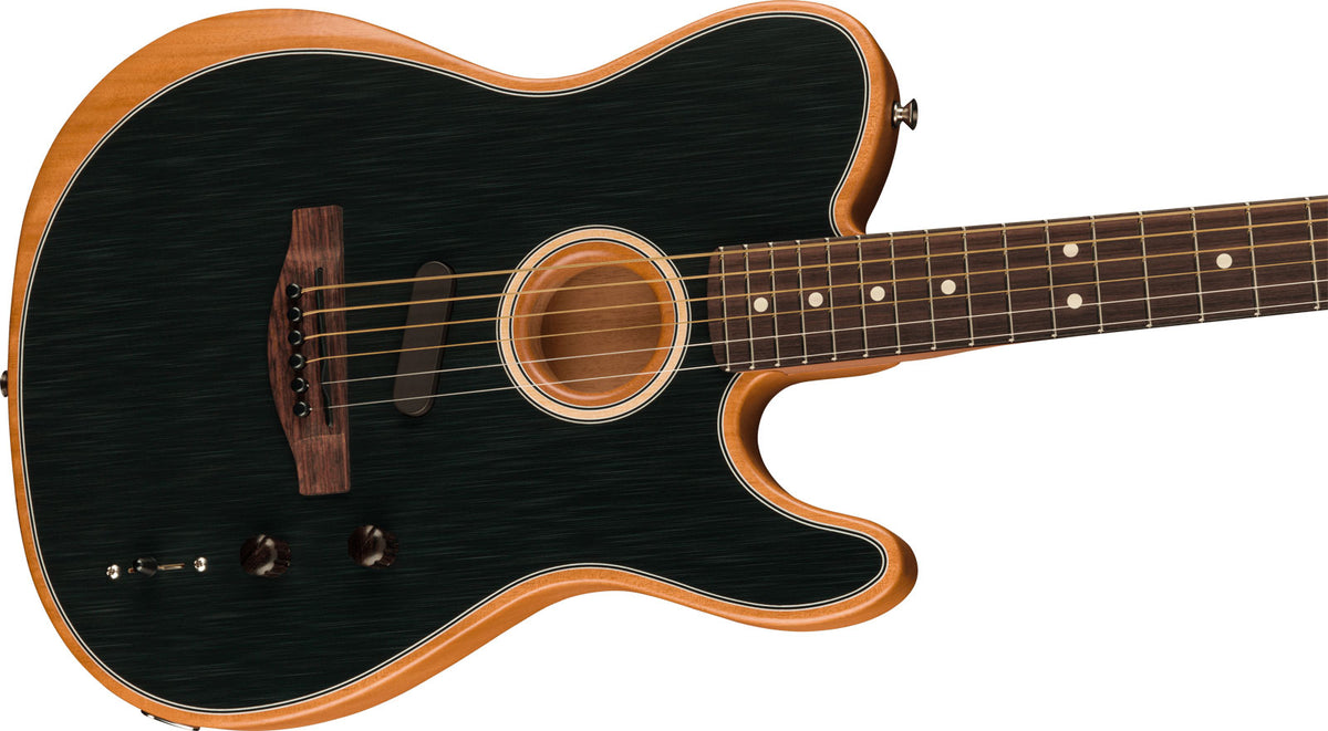 Telecaster Player Acoustasonic Rw Brushed Black - BLAGER
