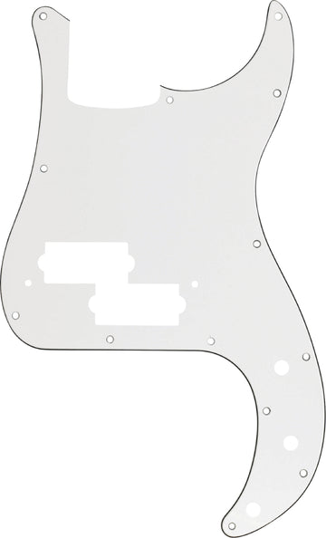 Schlagbrett Precision Bass 13 Löcher W/B/W 3-lagig