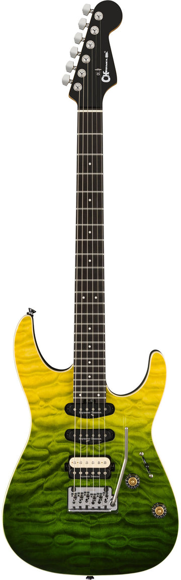 Pro-Mod Plus Dinky DK24 HSS 2PT EB QM Ebo Zombie-Farbverlauf