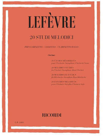 Lefèvre - 2 Etudes Melodiques - Clarinette