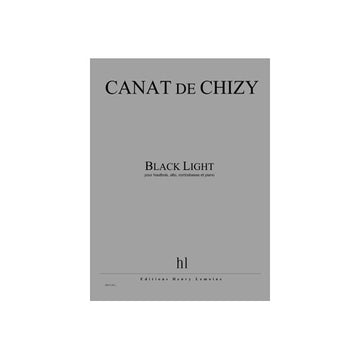 Canhizy - Black Light- Hautbois Alto Contrebasse Et Piano