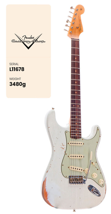 Stratocaster L-Series Ltd Heavy Relic Aged Olympic White