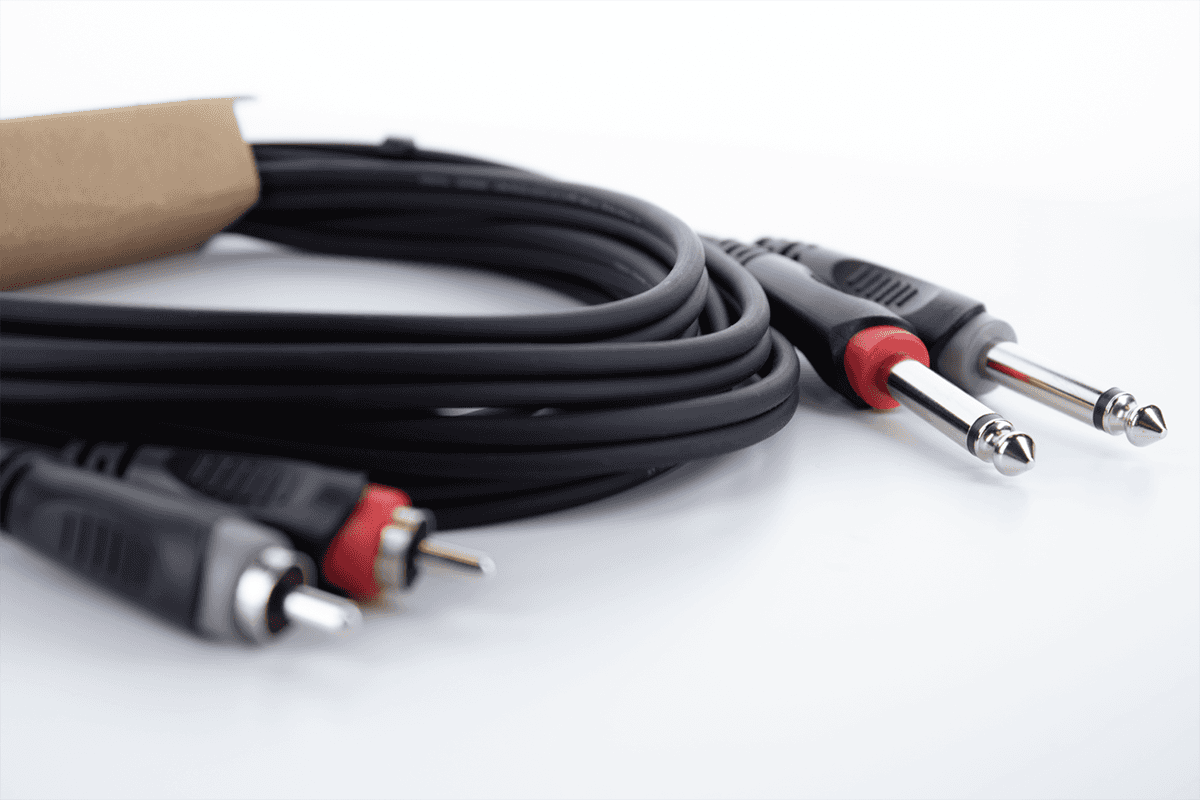 Audiokabel Doppel-Mono-Klinke - RCA 1 M