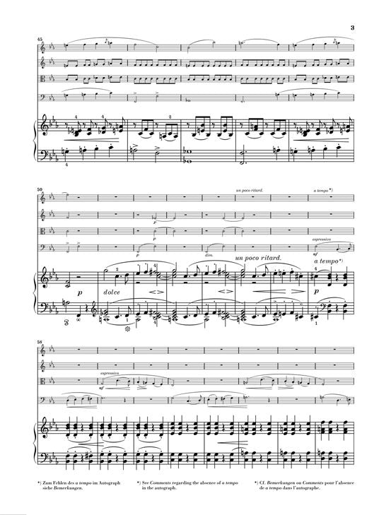 Schumann R. - Piano Quintet In Eb Major Op. 44