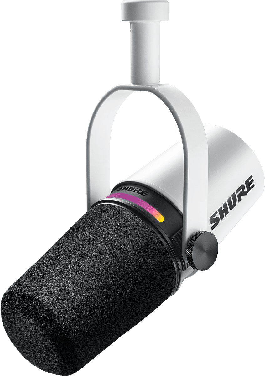 Shure MV7+ Weiß