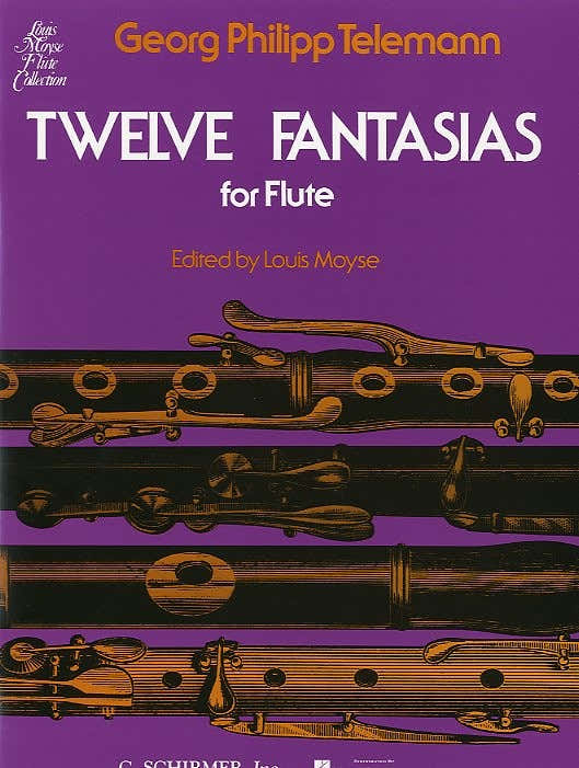 Telemann G.P. - Zwölf Fantasien für Soloflöte - Flöte