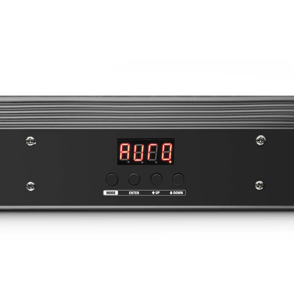 UVBAR 200 IR - LED BAR 12 X 3 W UV SCHWARZ MIT INFRAROT-FERNBEDIENUNG