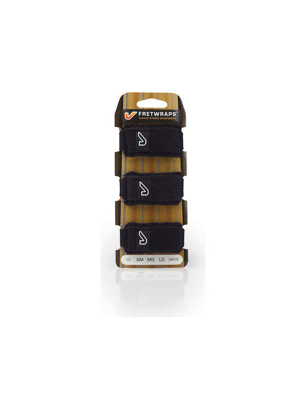 FretWraps 3er-Pack Schwarz - Groß