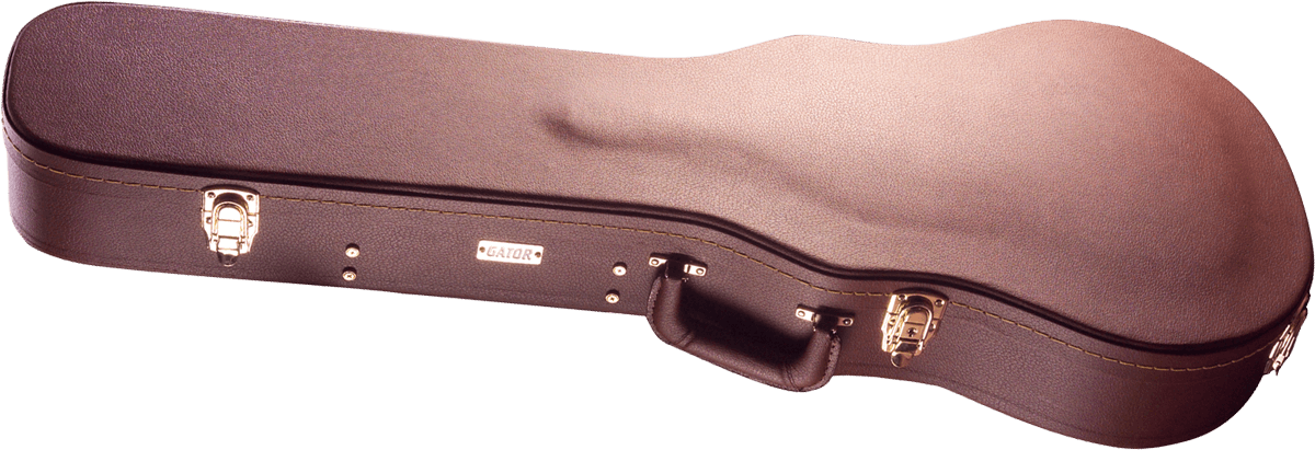 Koffer Les Paul Braun aus Holz Deluxe - GW