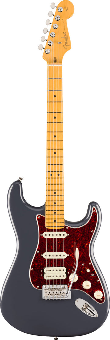 American Professional Classic Stratocaster HSS MN Verblasstes Schwarz