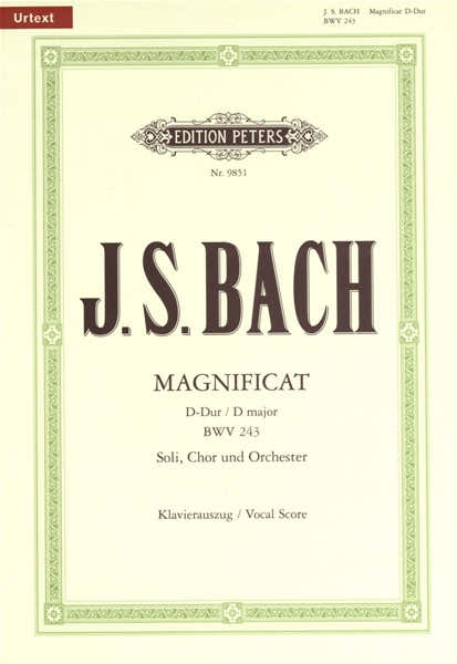 Bach Johann Sebastian - Magnificat BWV 243 - Mixed Choir (par 10 Minimum)
