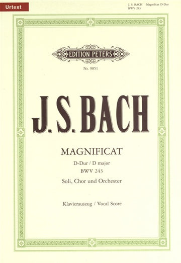 Bach Johann Sebastian - Magnificat BWV 243 - Mixed Choir (par 10 Minimum)