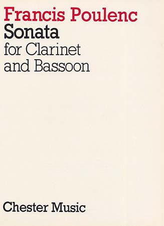 POULENC FRANCIS - SONATE POUR CLARINETTE ET BASSON