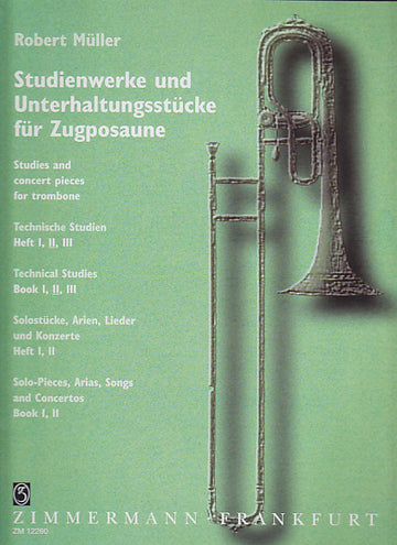 MULLER ROBERT - TECHNISCHE STUDIEN FUR POSAUNE VOL .2 - TROMBONE