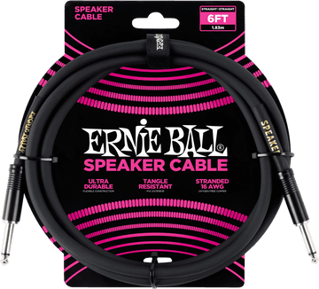 6' STRAIGHT / STRAIGHT SPEAKER CABLE