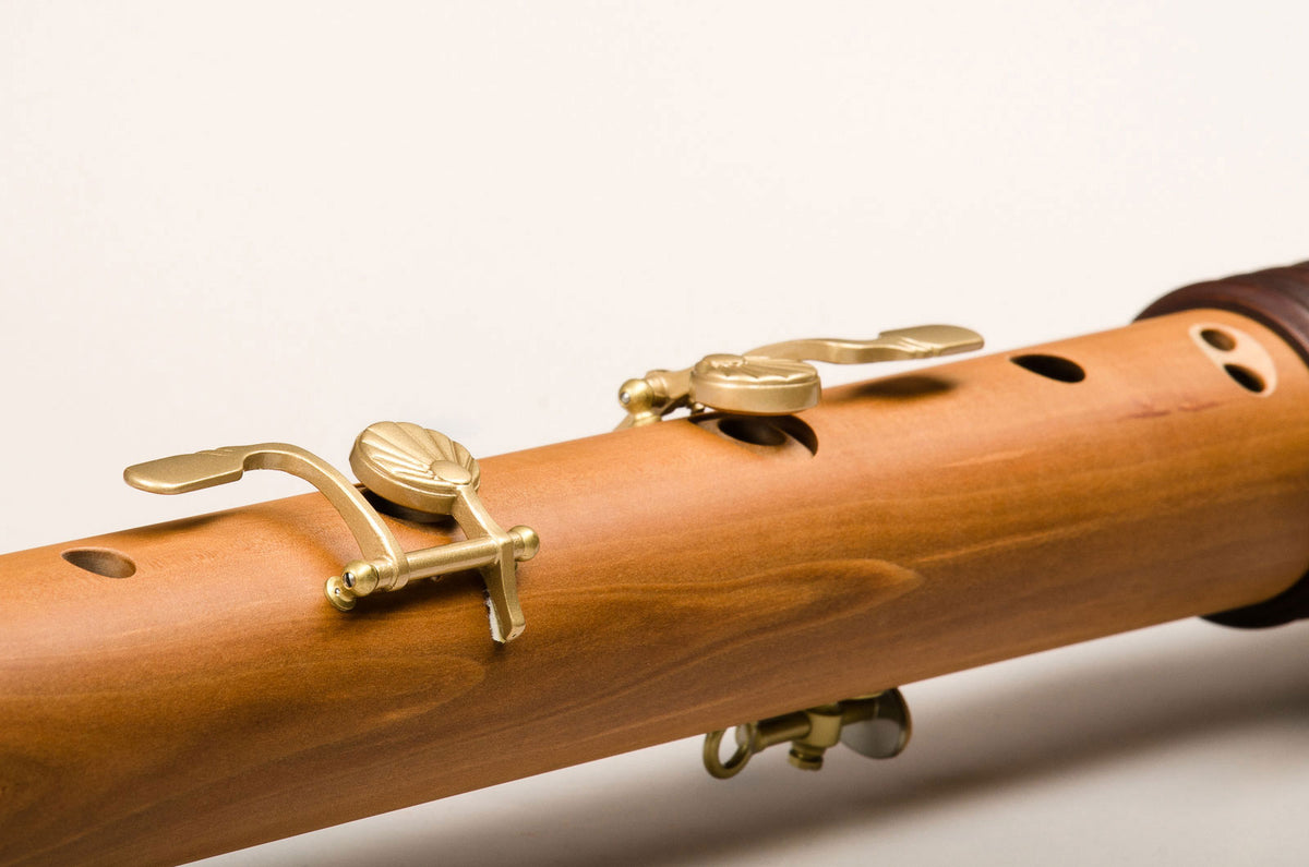 Reve D'adri Gebogene Bass 4527K - Natürliches Birnbaumholz (barocke Griffweise)