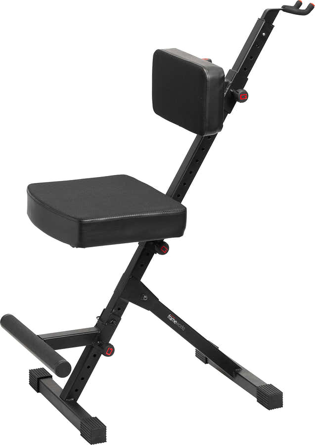 Verstellbarer Deluxe-Gitarrensitz und -ständer