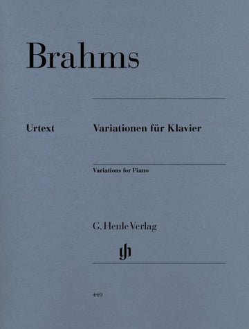 BRAHMS J. - VARIATIONS FOR PIANO