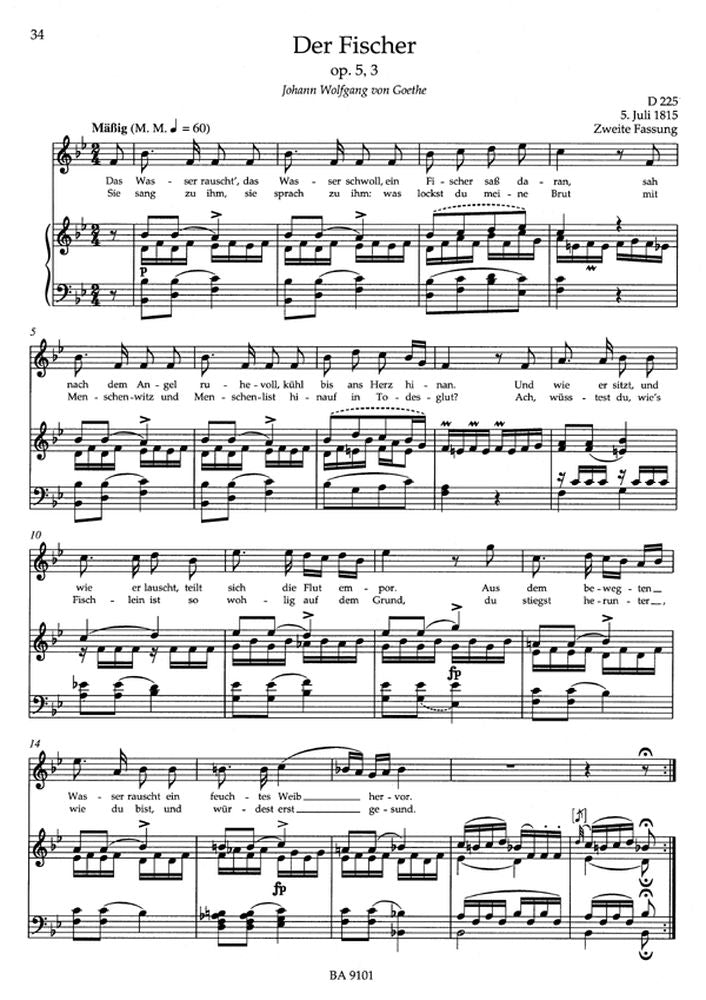 Schubert Franz - Lieder Vol.1 - Voix Haute Piano