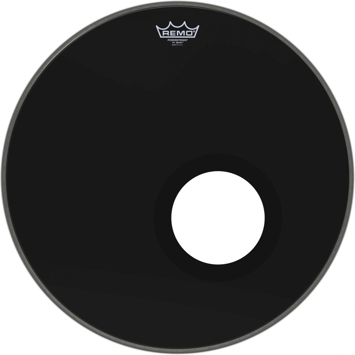 Remo P3-1020-ES-DM - POWERSTROKE 3 20 RESONANT RESONANT - EBONY