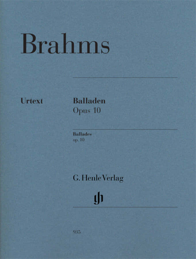 Brahms J. - Ballades Op.10 - Piano