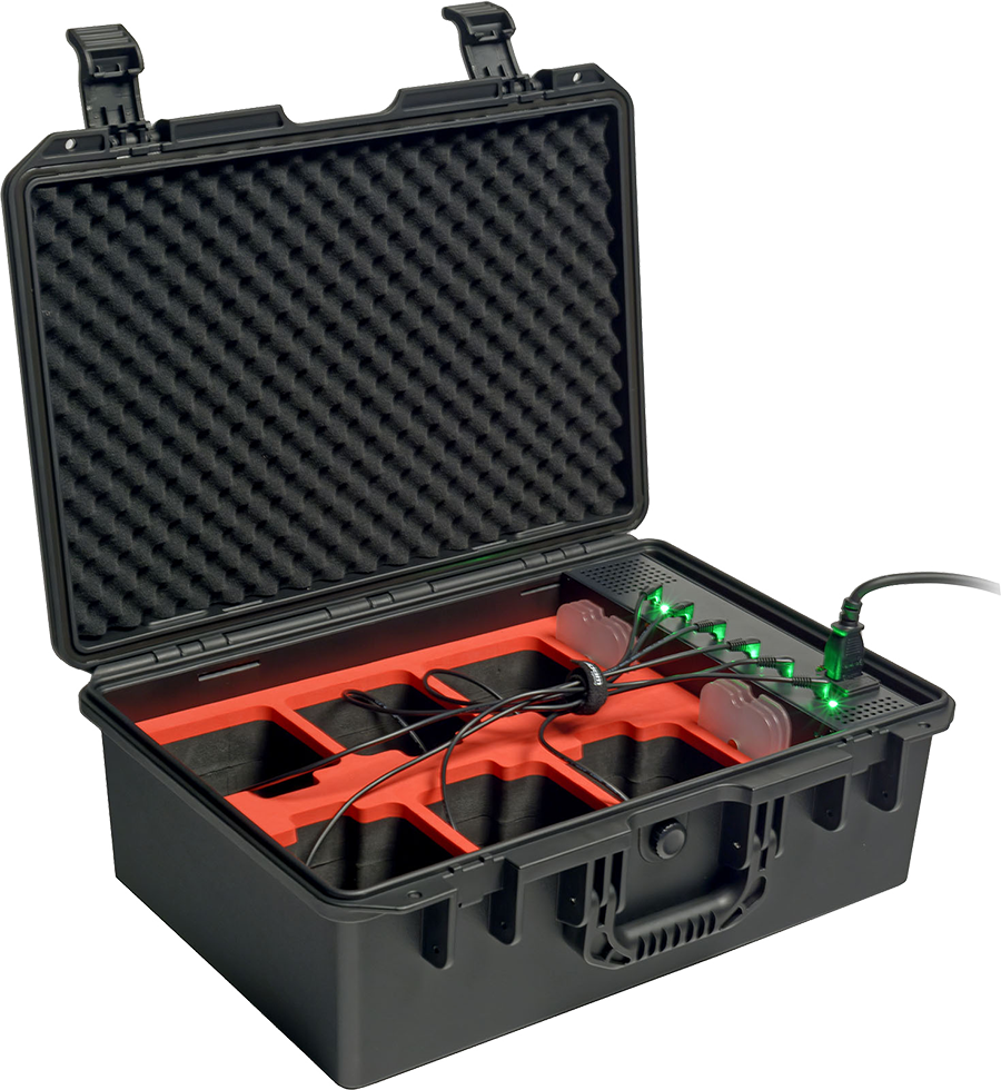 Flight case for 6 Event Par 44 Quad IP