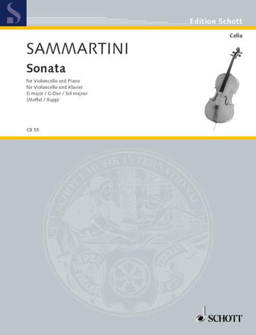 Sammartini G.B. - Sonata G Major - Cello And Piano