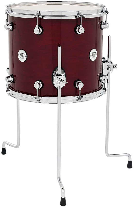 DW Drum Workshop FLOORT TOM DESIGN 14X12" CHERRY STAIN