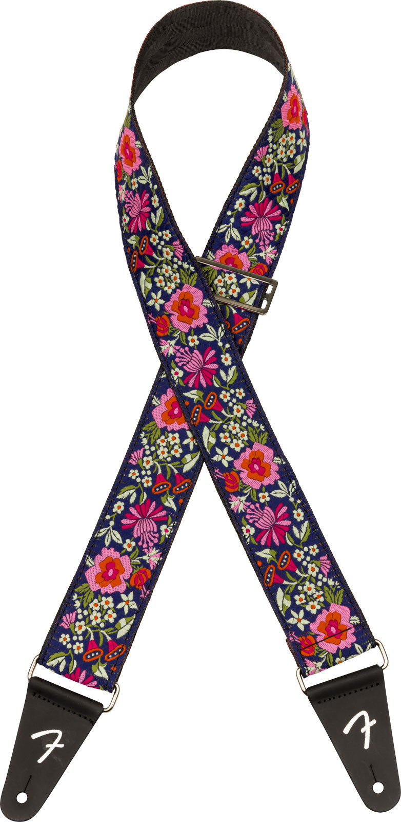 Mosaic Jacquard-Gurt Blau